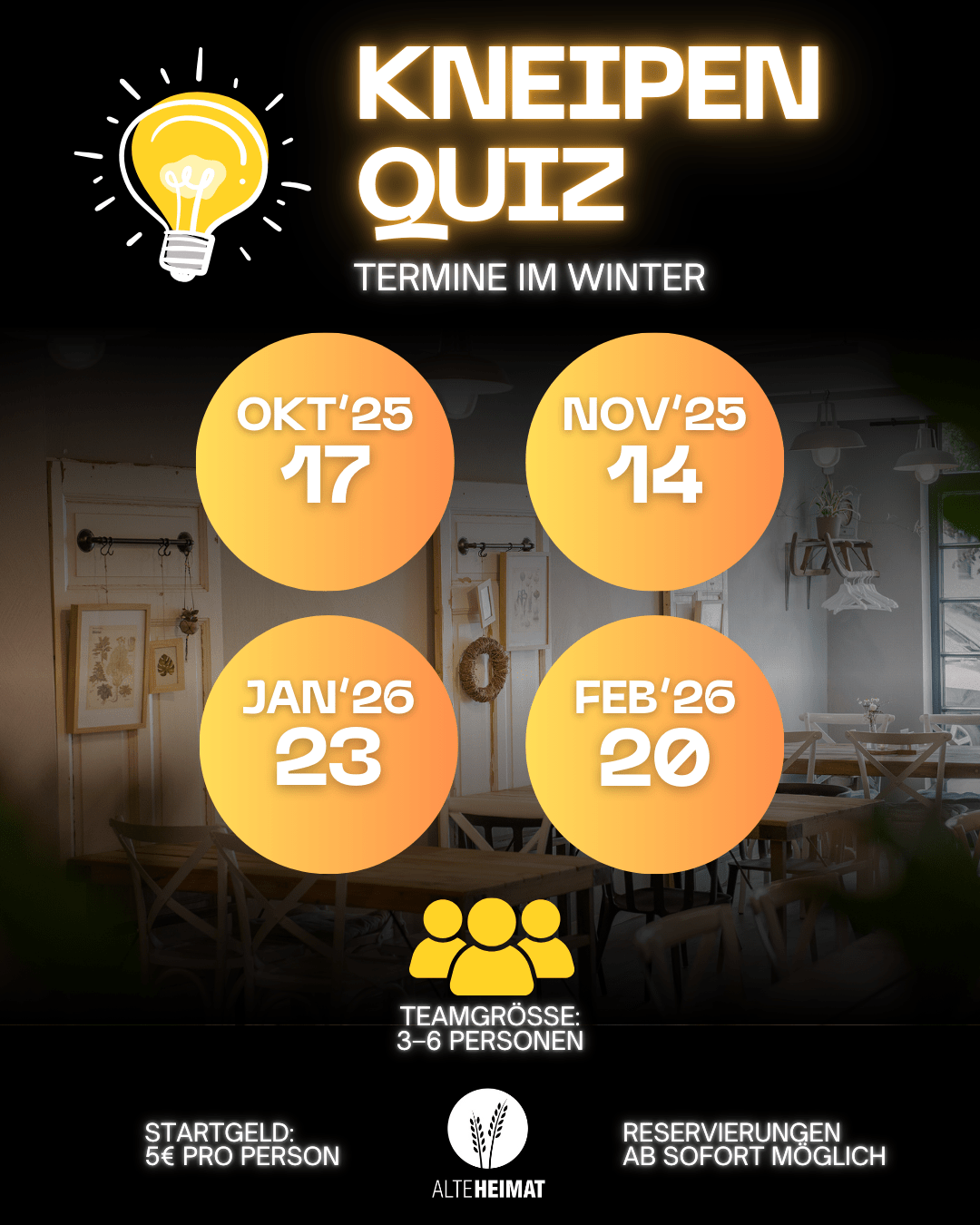 Kneipenquiz 25/26